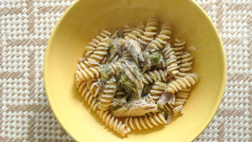 pasta tonno e alghe